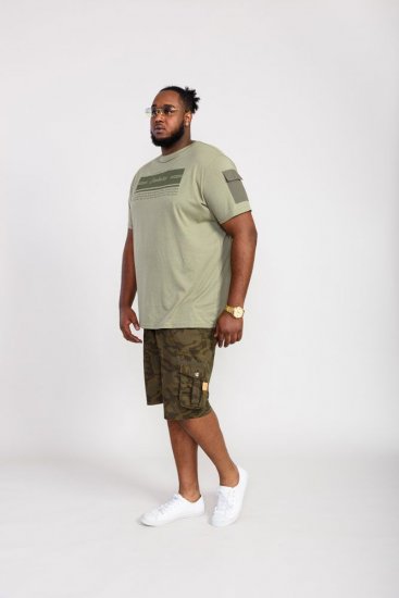 D555 Yarwell Printed T-Shirt With Sleeve Pocket - T-paidat - Isot T-paidat 2XL – 14XL
