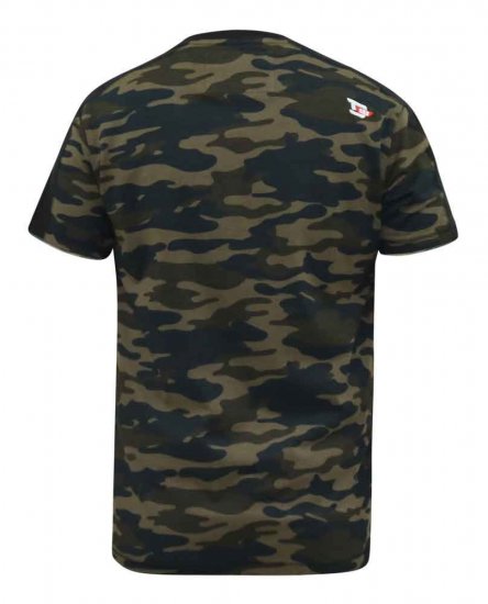 D555 Sullivan Ao Camo T-Shirt With Chest Print - T-paidat - Isot T-paidat 2XL – 14XL