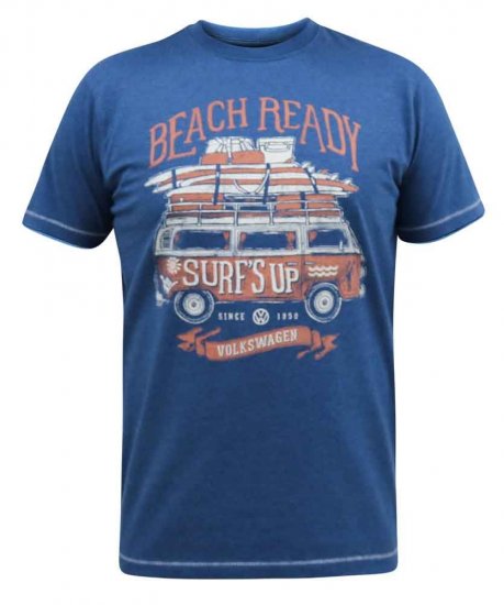 D555 Tavistock Official VW Surf'S Up Printed T-Shirt - T-paidat - Isot T-paidat 2XL – 14XL