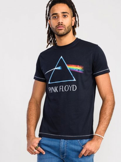 D555 Eclipse Official Pink Floyd Printed Crew Neck T-Shirt - T-paidat - Isot T-paidat 2XL – 14XL