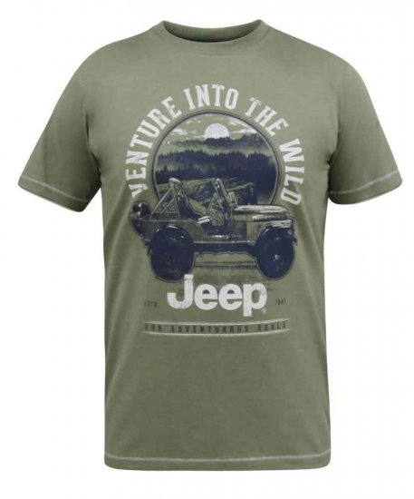 D555 Hibbert Official Jeep Printed T-Shirt - T-paidat - Isot T-paidat 2XL – 14XL