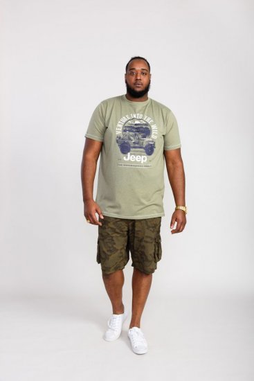 D555 Hibbert Official Jeep Printed T-Shirt - T-paidat - Isot T-paidat 2XL – 14XL