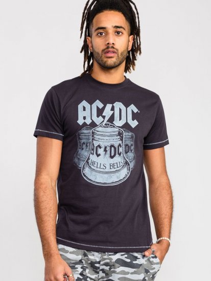 D555 Highway Official AC/DC Hells Bells Printed T- Shirt - T-paidat - Isot T-paidat 2XL – 14XL