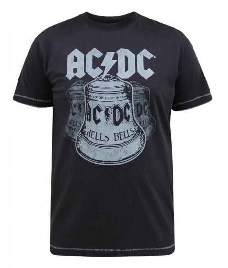 D555 Highway Official AC/DC Hells Bells Printed T- Shirt - T-paidat - Isot T-paidat 2XL – 14XL