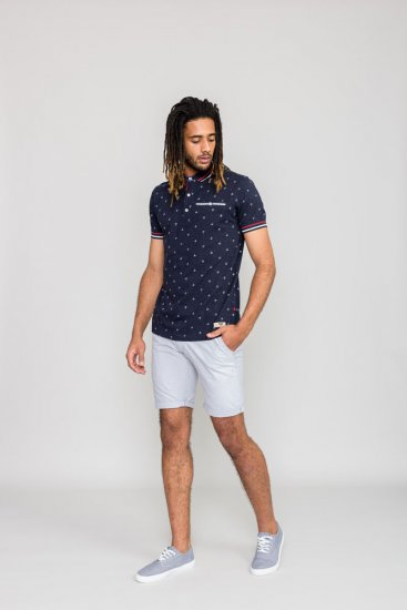 D555 SWINDON Print Polo Shirt - Pikeepaidat - Miesten isot pikeepaidat