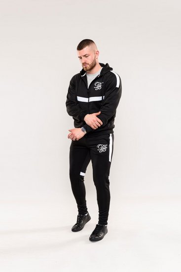 D555 Bristol Couture Zip Through Hoody Black - Hupparit ja collegepaidat - Miesten hupparit ja collegepaidat isot koot