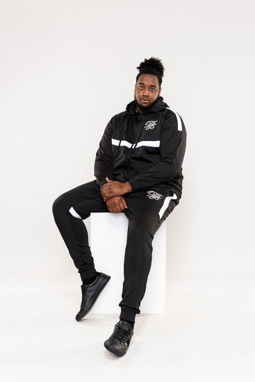 D555 Bristol Couture Zip Through Hoody Black - Hupparit ja collegepaidat - Miesten hupparit ja collegepaidat isot koot