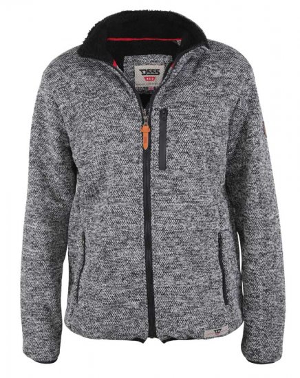D555 Rockley Sweat With Sherpa Lining - Hupparit ja collegepaidat - Miesten hupparit ja collegepaidat isot koot
