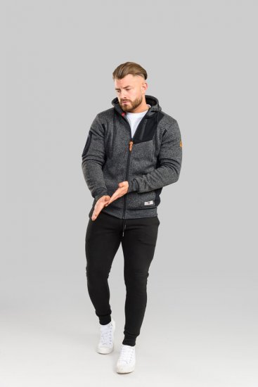 D555 Crofton Hoodie With Sherpa Lining - Hupparit ja collegepaidat - Miesten hupparit ja collegepaidat isot koot