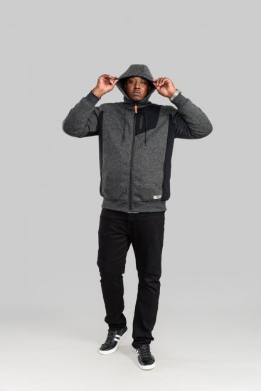 D555 Crofton Hoodie With Sherpa Lining - Hupparit ja collegepaidat - Miesten hupparit ja collegepaidat isot koot