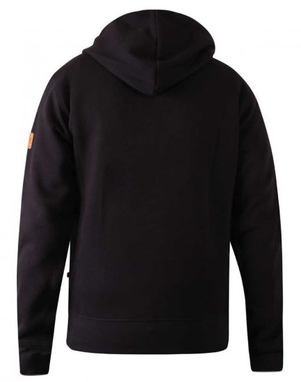 D555 Marble Full Zip Hoodie Black - Hupparit ja collegepaidat - Miesten hupparit ja collegepaidat isot koot