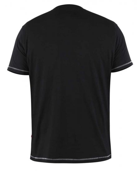 D555 SPIRIT Christmas Spirit Printed T-Shirt Black - T-paidat - Isot T-paidat 2XL – 14XL