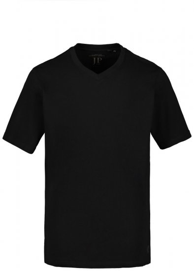 JP1880 702415 V-aukkoinen t-paita Musta - T-paidat - Isot T-paidat 2XL – 14XL