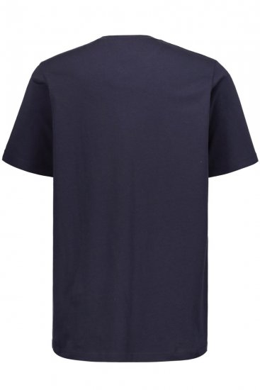 JP1880 702415 V-aukkoinen t-paita Tummansininen - T-paidat - Isot T-paidat 2XL – 14XL