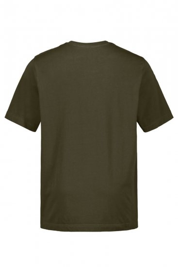 JP1880 702558 Pyöreäaukkoinen t-paita Tummanoliivi - T-paidat - Isot T-paidat 2XL – 14XL