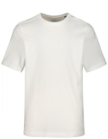 JP1880 702558 Pyöreäaukkoinen t-paita Valkoinen - T-paidat - Isot T-paidat 2XL – 14XL