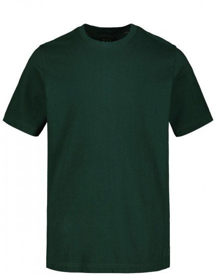 JP1880 702558 Pyöreäaukkoinen t-paita Tummanvihreä - T-paidat - Isot T-paidat 2XL – 14XL