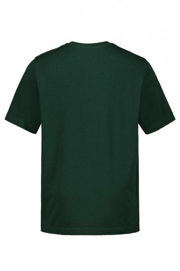JP1880 702558 Pyöreäaukkoinen t-paita Tummanvihreä - T-paidat - Isot T-paidat 2XL – 14XL