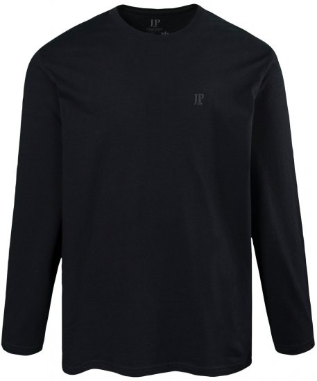 JP1880 702559 Pitkähihainen t-paita Musta - T-paidat - Isot T-paidat 2XL – 14XL