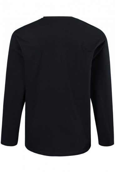 JP1880 702559 Pitkähihainen t-paita Musta - T-paidat - Isot T-paidat 2XL – 14XL