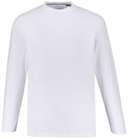 JP1880 702559 Pitkähihainen t-paita Valkoinen - T-paidat - Isot T-paidat 2XL – 14XL