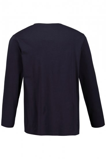 JP1880 702559 Pitkähihainen t-paita Tummansininen - T-paidat - Isot T-paidat 2XL – 14XL