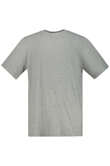JP1880 702637 Pyöreäaukkoinen t-paita 2 kpl Harmaa melange - T-paidat - Isot T-paidat 2XL – 14XL