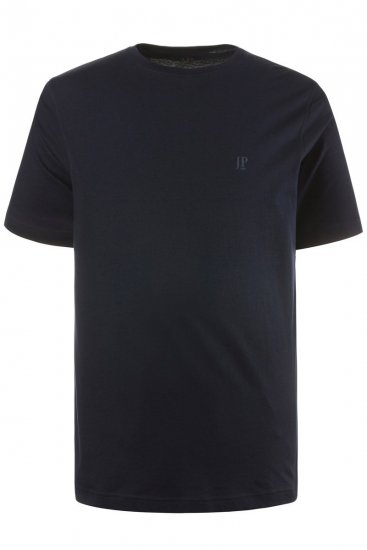 JP1880 702637 Pyöreäaukkoinen t-paita 2 kpl Tummansininen - T-paidat - Isot T-paidat 2XL – 14XL
