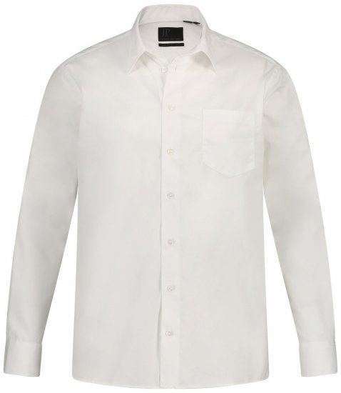 JP1880 703633 Pitkähihainen Business-paita Valkoinen - Kauluspaidat - Miesten isot kauluspaidat 2XL – 8XL