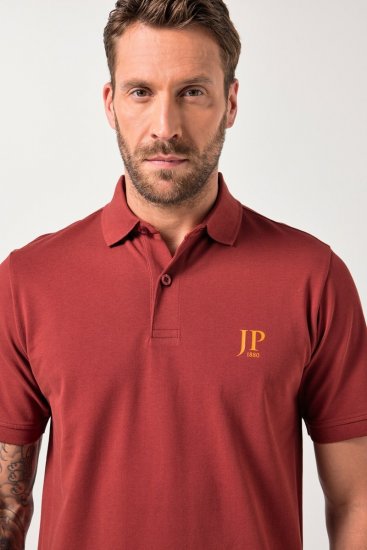JP1880 Polo Shirts 2-pack Piqué Red Orange - Pikeepaidat - Miesten isot pikeepaidat