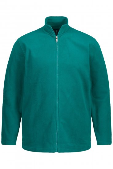 JP1880 Fleece Jacket Petrol - Urheiluvaatteet & ulkoilu - Miesten urheiluvaatteet isot koot