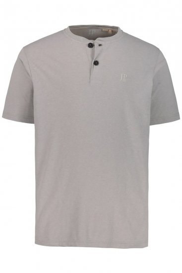 JP1880 708420 Henley-paita 2 kpl Harmaa melange - T-paidat - Isot T-paidat 2XL – 14XL