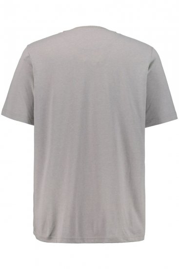 JP1880 708420 Henley-paita 2 kpl Harmaa melange - T-paidat - Isot T-paidat 2XL – 14XL