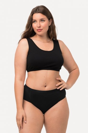 Ulla Popken 711214 Alushousut 2 kpl Musta - Alushousut - 