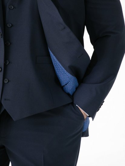 D555 Ted 4 Way Stretch Tailored Suit Jacket Tummansininen - Puvut ja pikkutakit - Pukuja suurissa mitoissa