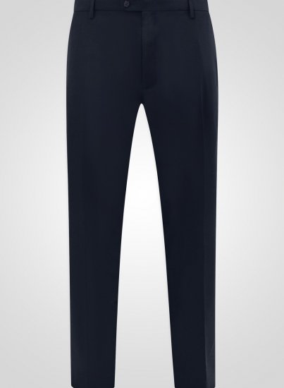 D555 Ted 4 Way Stretch Tailored Trouser Tummansininen - Puvut ja pikkutakit - Pukuja suurissa mitoissa