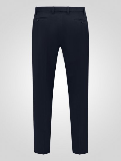 D555 Ted 4 Way Stretch Tailored Trouser Tummansininen - Puvut ja pikkutakit - Pukuja suurissa mitoissa