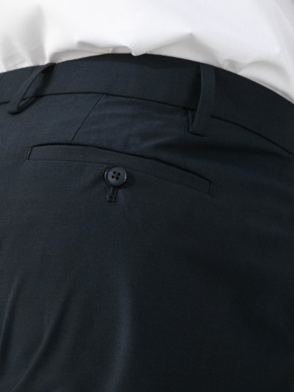 D555 Ted Puvunhousut Tummansininen - Puvut ja pikkutakit - Pukuja suurissa mitoissa