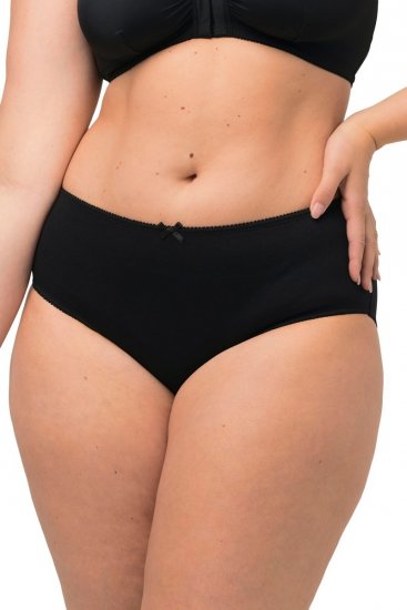 Ulla Popken 712882 Alushousut 2 kpl Musta - Alushousut - 