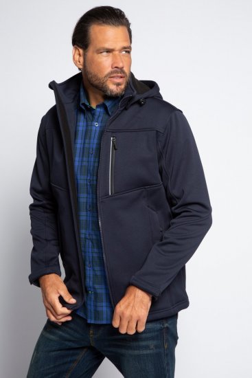 JP1880 Jacket Fleece Lined Softshell Navy - Takit - Miesten Takit, isot koot – 2XL – 12XL