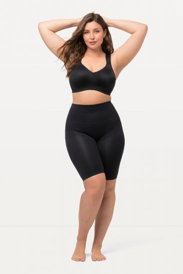 Ulla Popken 714677 Muotoilevat shortsit Musta - Muotoilevat alusasut - 