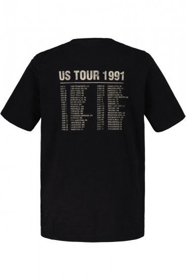 JP1880 Guns N’ Roses Skull Comfort Fit Band T-Shirt Black - T-paidat - Isot T-paidat 2XL – 14XL