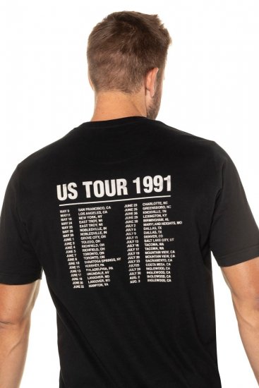 JP1880 Guns N’ Roses Skull Comfort Fit Band T-Shirt Black - T-paidat - Isot T-paidat 2XL – 14XL