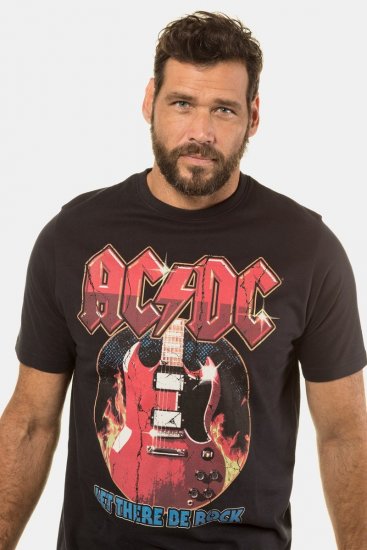 JP1880 ACDC - Let There Be Rock Vintage looking Band T-Shirt Black - T-paidat - Isot T-paidat 2XL – 14XL