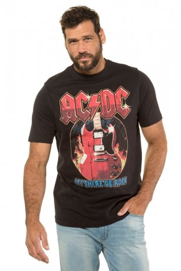JP1880 ACDC - Let There Be Rock Vintage looking Band T-Shirt Black - T-paidat - Isot T-paidat 2XL – 14XL
