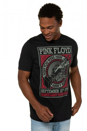 JP1880 Pink Floyd Retro Graphic Comfort Fit Band T-Shirt Black - T-paidat - Isot T-paidat 2XL – 14XL