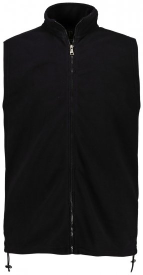 JP1880 723305 Fleeceliivi pystykauluksella Musta TALL - TALL liivit - 