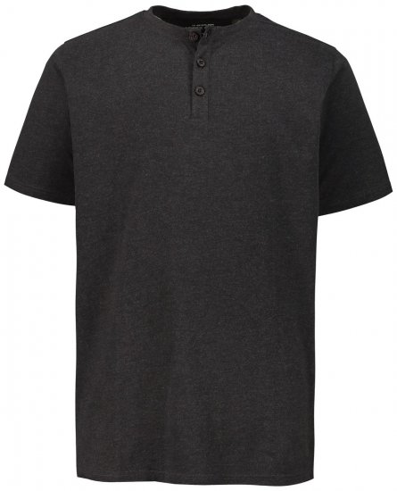 JP1880 726695 Henley-paita Tummanharmaa - T-paidat - Isot T-paidat 2XL – 14XL