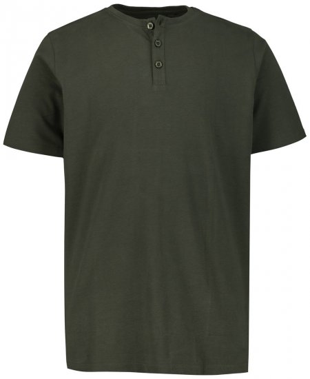 JP1880 726695 Henley-paita Tummanoliivi - T-paidat - Isot T-paidat 2XL – 14XL