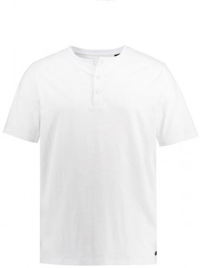 JP1880 726695 Henley-paita Valkoinen - T-paidat - Isot T-paidat 2XL – 14XL